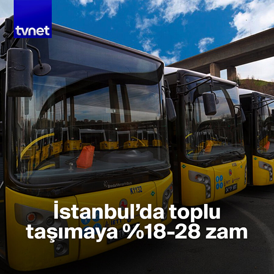  İstanbul'da ulaşıma zam geldi