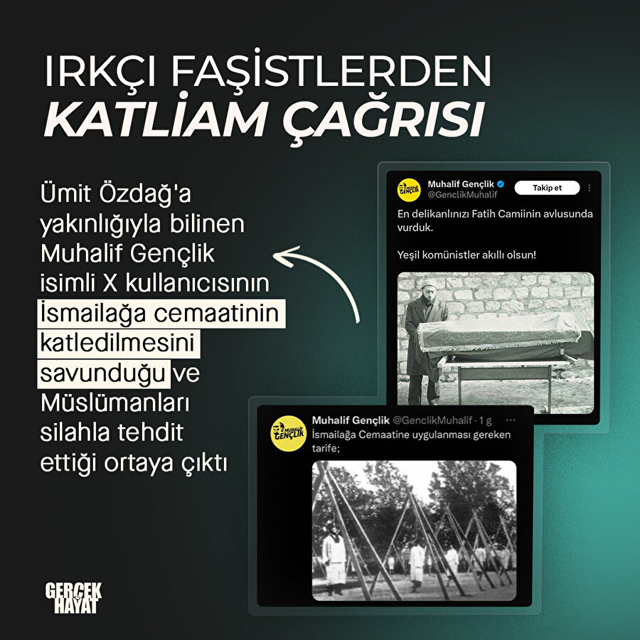 Katliam çağrısı yapmışlar