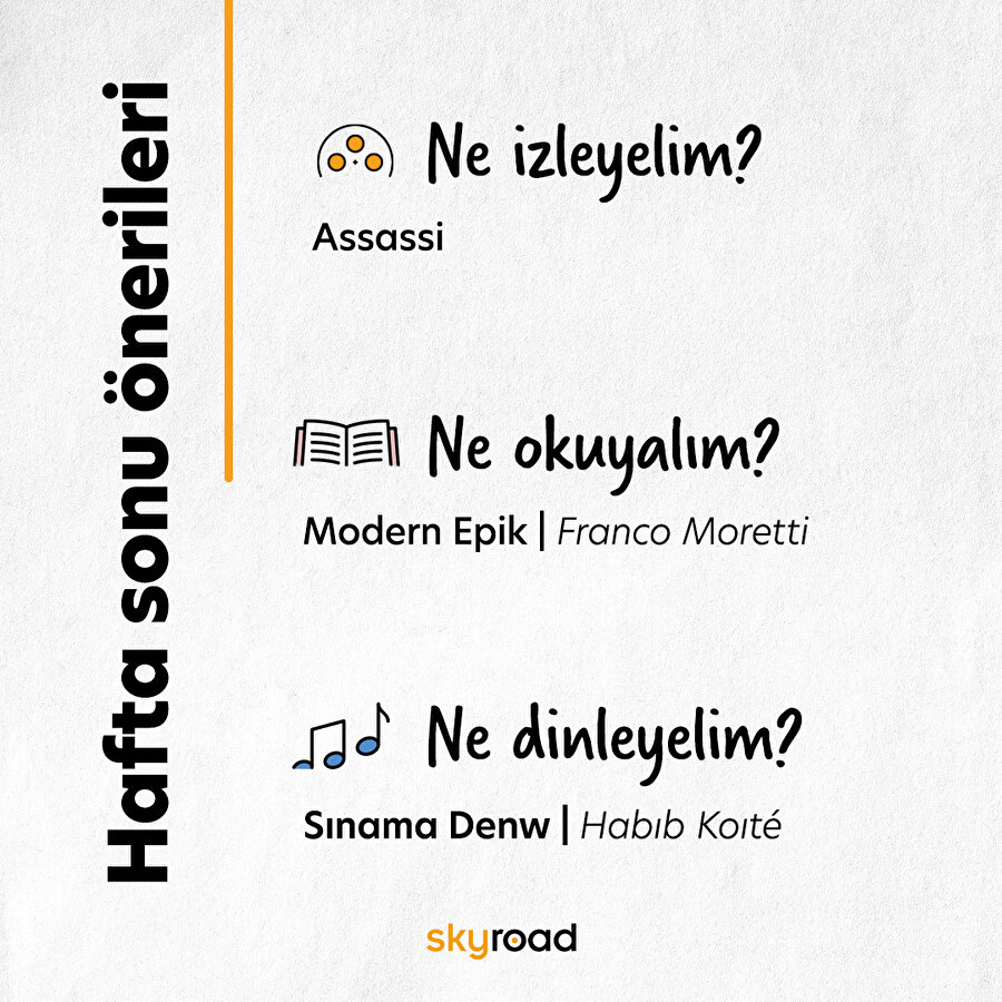 Hafta sonu önerileri 🙌🏻