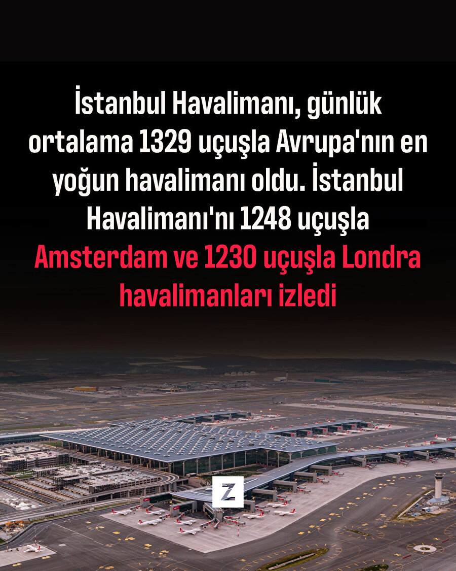 İstanbul Havalimanı zirvede yerini aldı