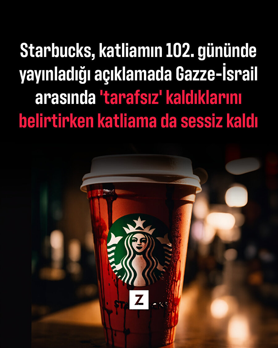 Starbucks'tan boykot açıklaması