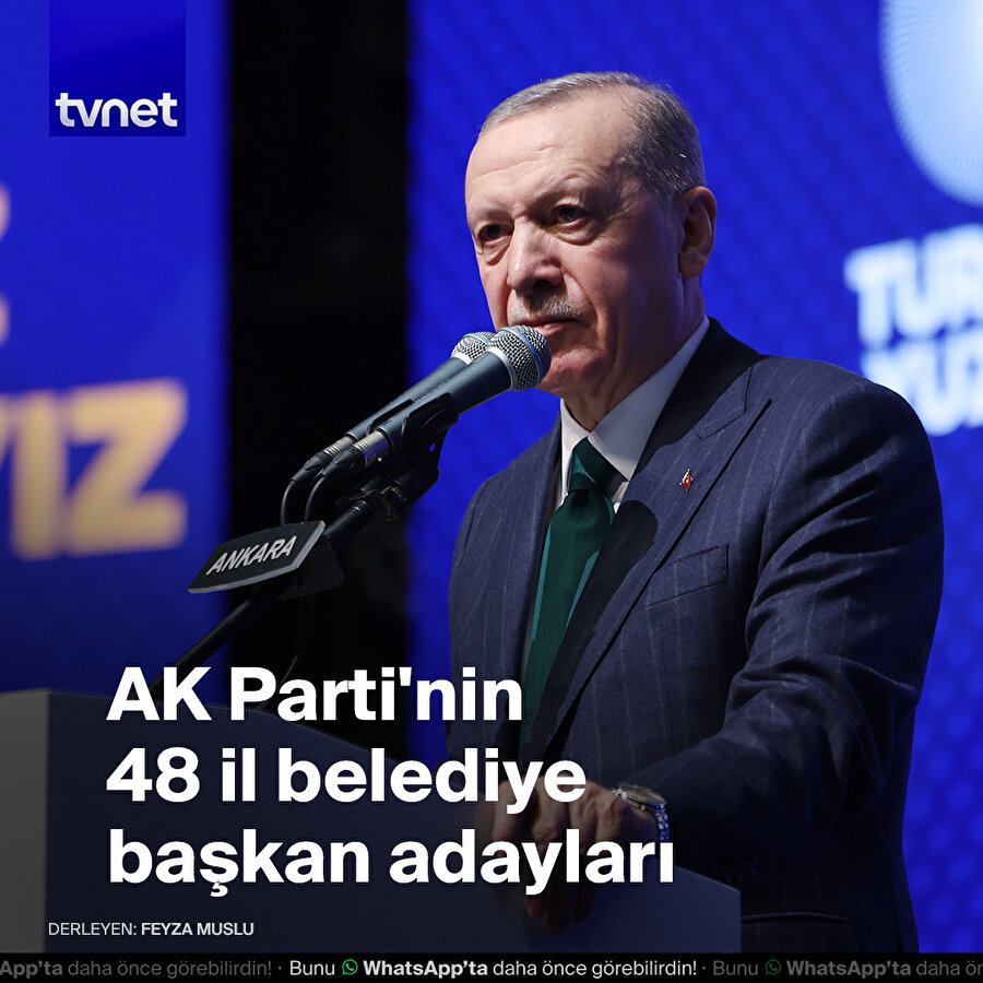 Ak Parti'nin 48 il belediye başkan adayları
