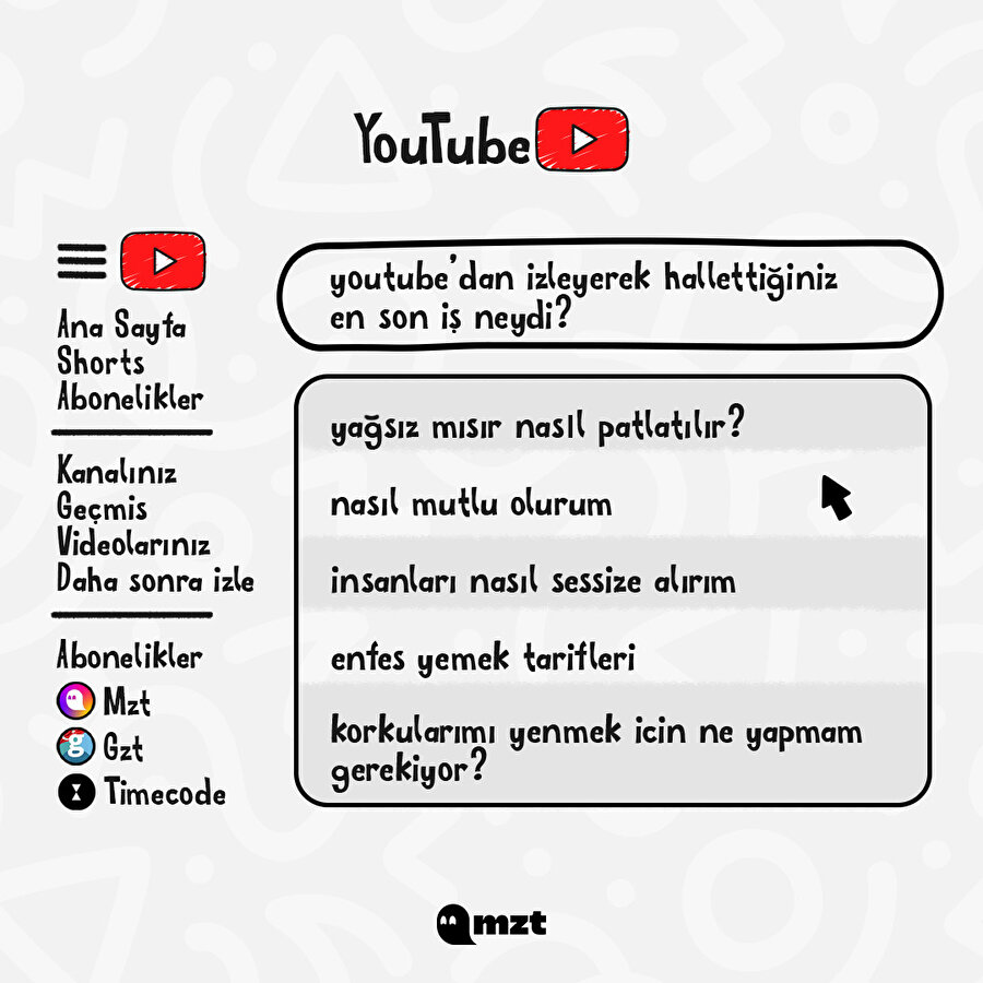 Youtube'dan izleyerek hallettiğiniz en son iş neydi?