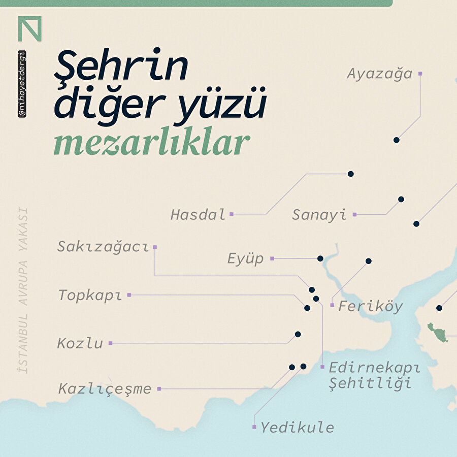 Şehrin diğer yüzü: Mezarlıklar