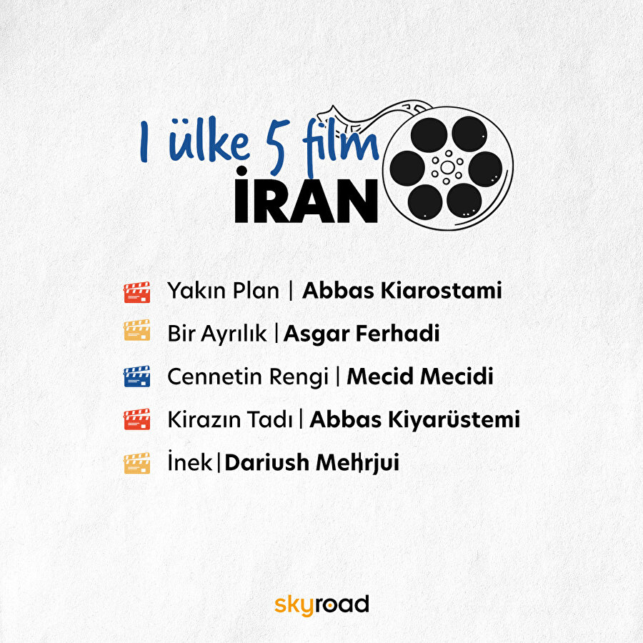 1 ülke 5 film: İran 🎞️