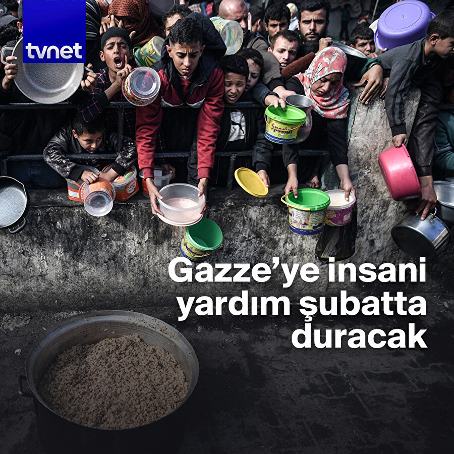 Gazze'ye yardımlar kesiliyor