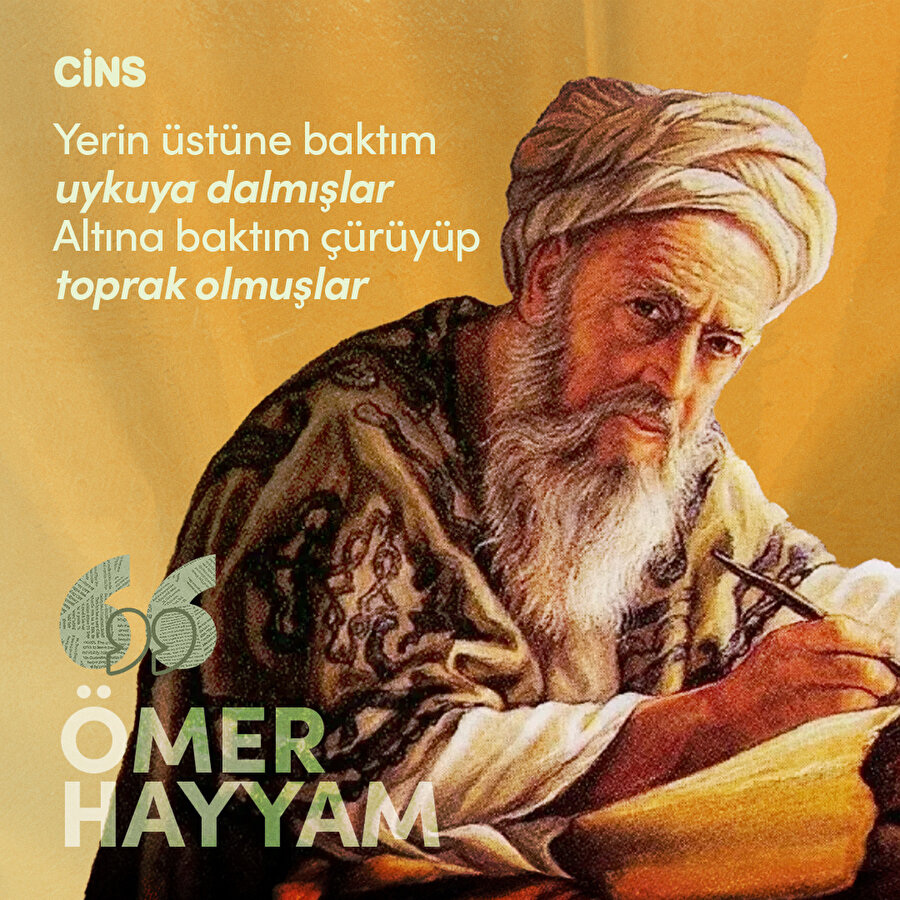 Ömer Hayyam: Yaşayanlar ve ölüler 