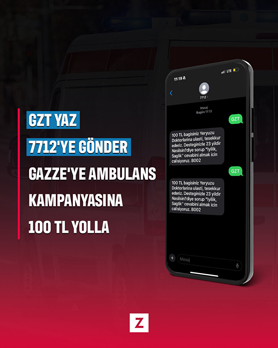 Gazze'ye ambulans kampanyası