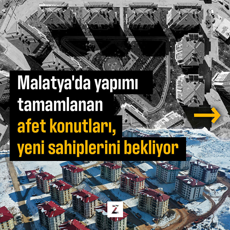 Malatya'da deprem konutları tamamlandı