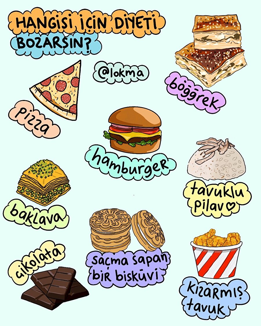 Hangisi için diyeti bozarsın?