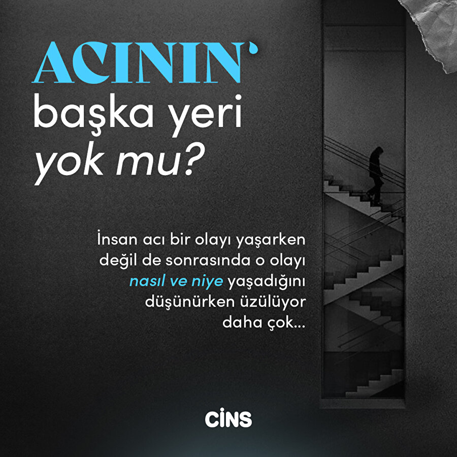Acının başka yeri yok mu?