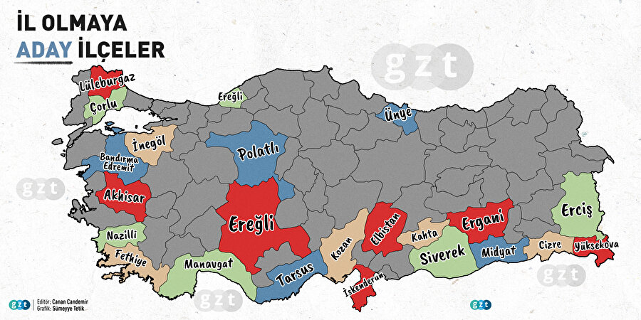 İl olmaya aday ilçeler 