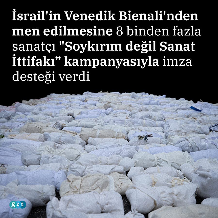 İsrail'in Venedik Bienali'nden men edilmesi için kampanya başlatıldı
