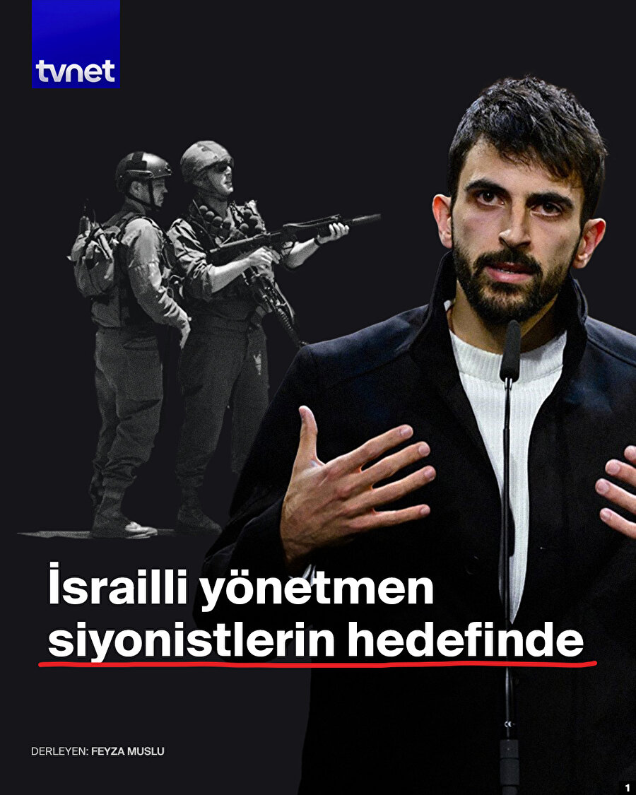 İsrailli yönetmen siyonistler tarafından tehdit edildi