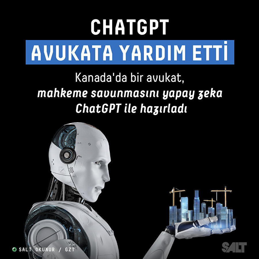 ChatGPT avukata yardım etti