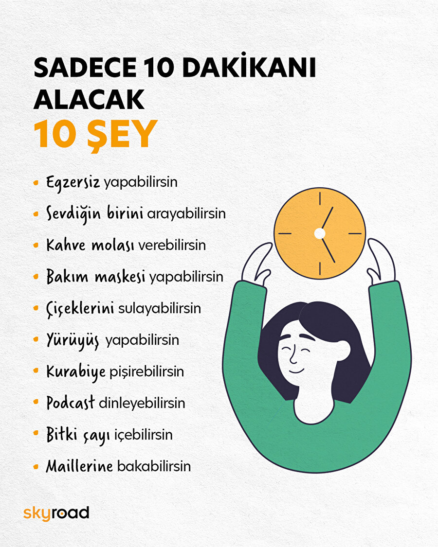 Sadece 10 dakikanı alacak 10 şey 🙌