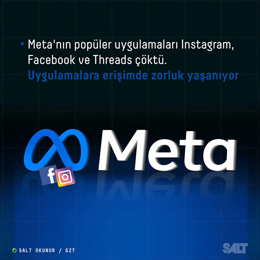 İnstagram, Facebook ve Threads çöktü