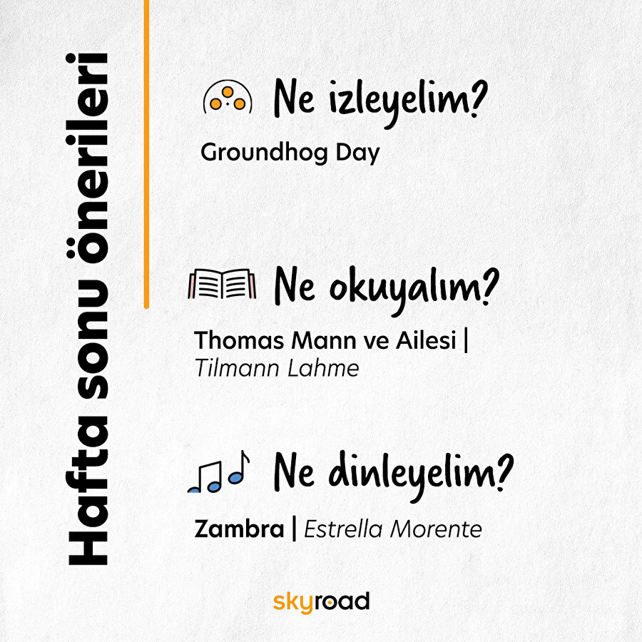 Hafta sonu önerileri 📣