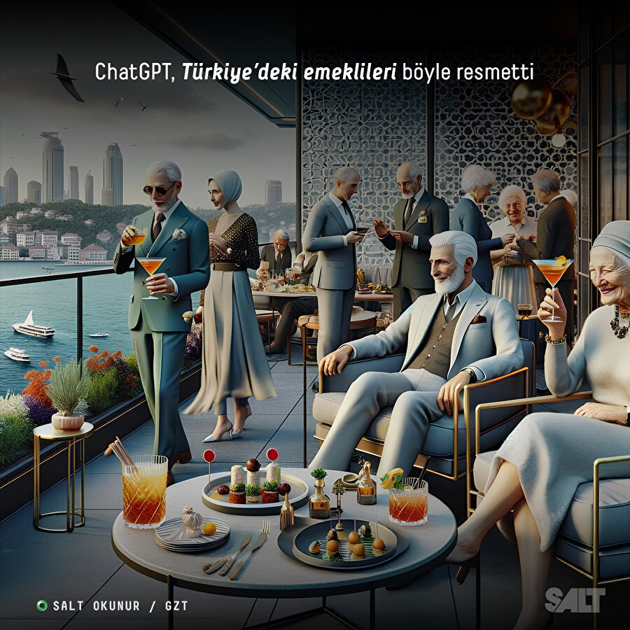 ChatGPT Türkiye'deki emeklileri resmetti 