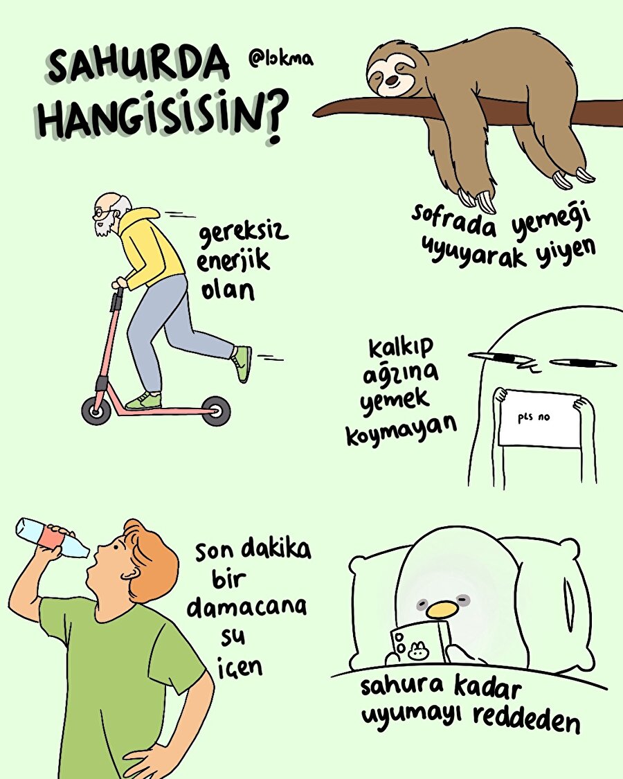 SAHURDA HANGİSİSİN?