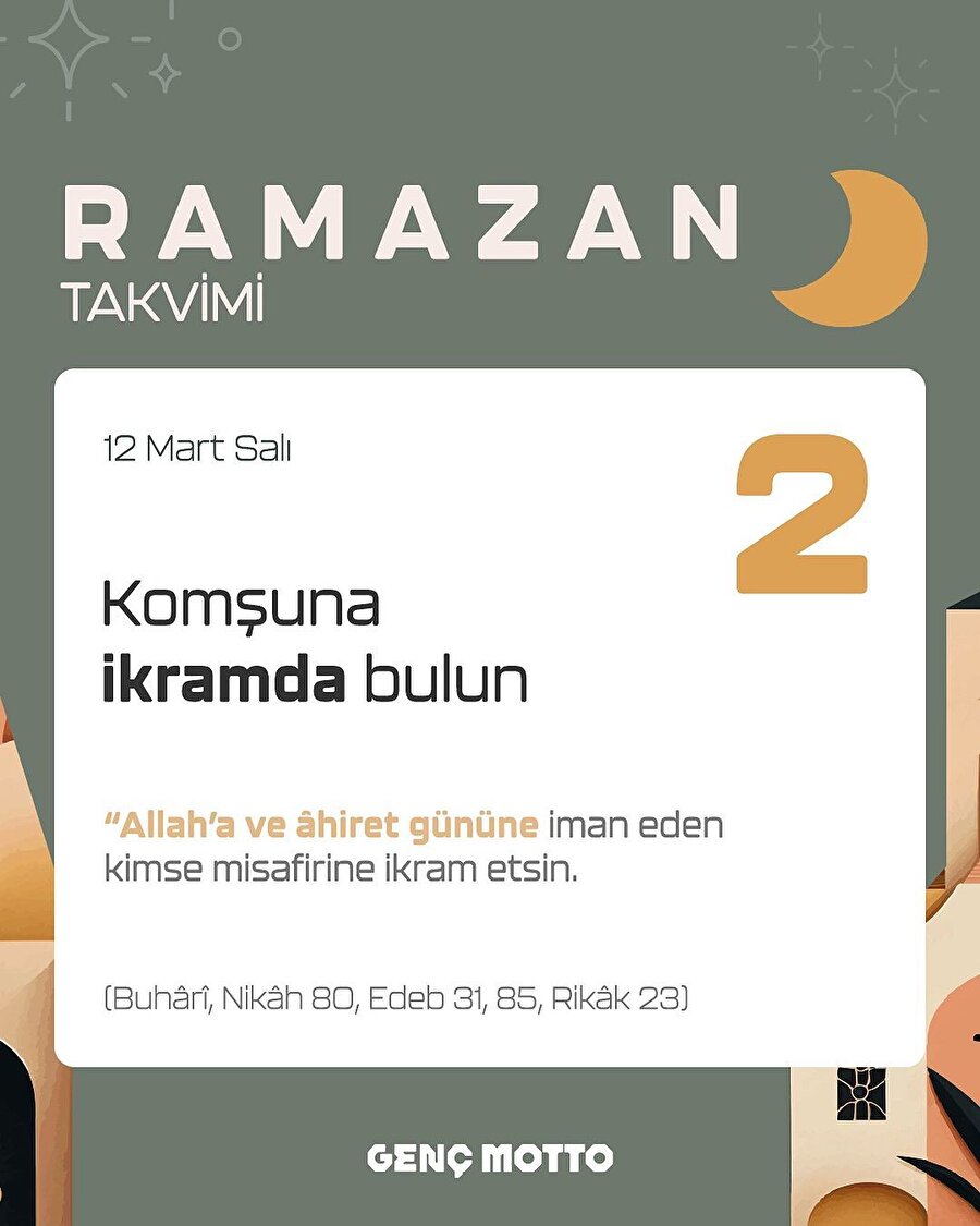 Günlük Ramazan görevi - 2 Ramazan
