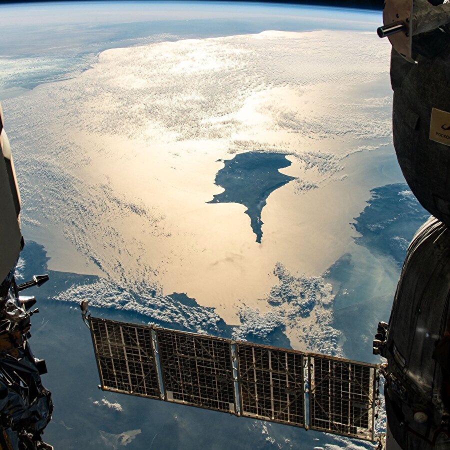 Alper Gezeravcı'nın paylaştığı uzay fotoğrafı