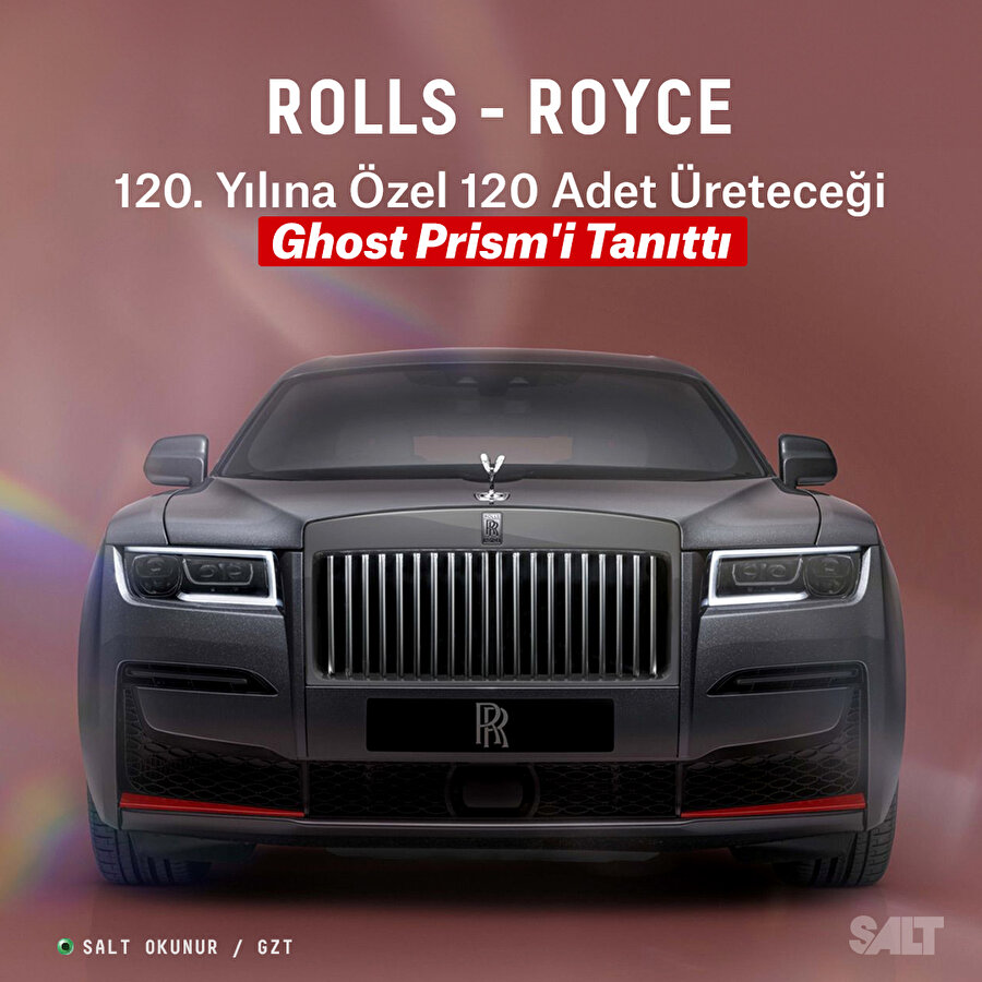 Rolls - Royce 120. yılına özel 120 adet üreteceği modelini tanıttı