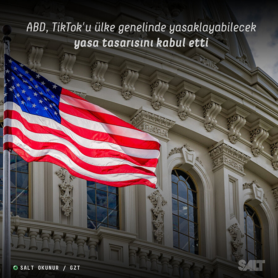 ABD TikTok'un ülke genelinde kullanımını yasaklayan tasarıyı kabul etti