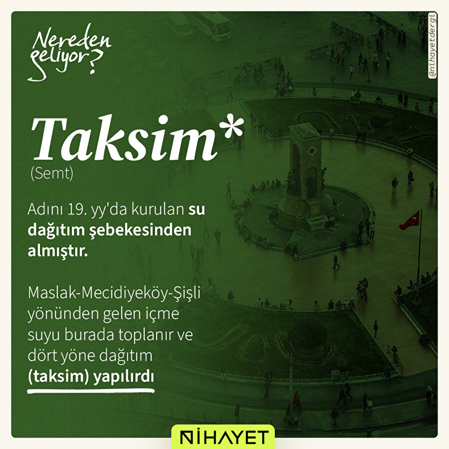 Nereden geliyor? - Taksim