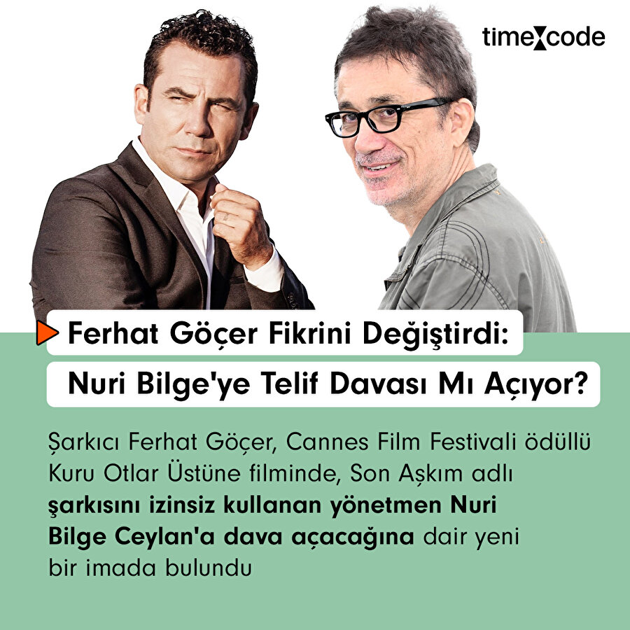 Ferhat Göçer Nuri Bilge Ceylan'a Telif Davası Mı Açıyor?