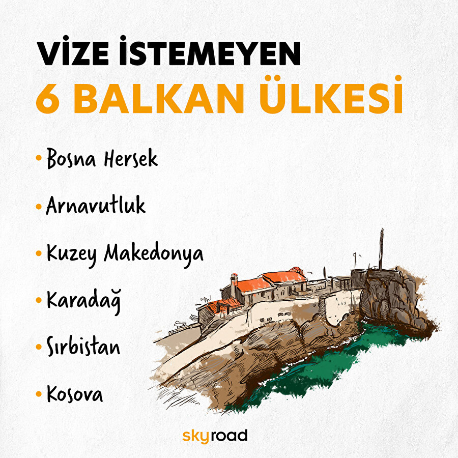 Vize istemeyen 6 Balkan ülkesi 📣
