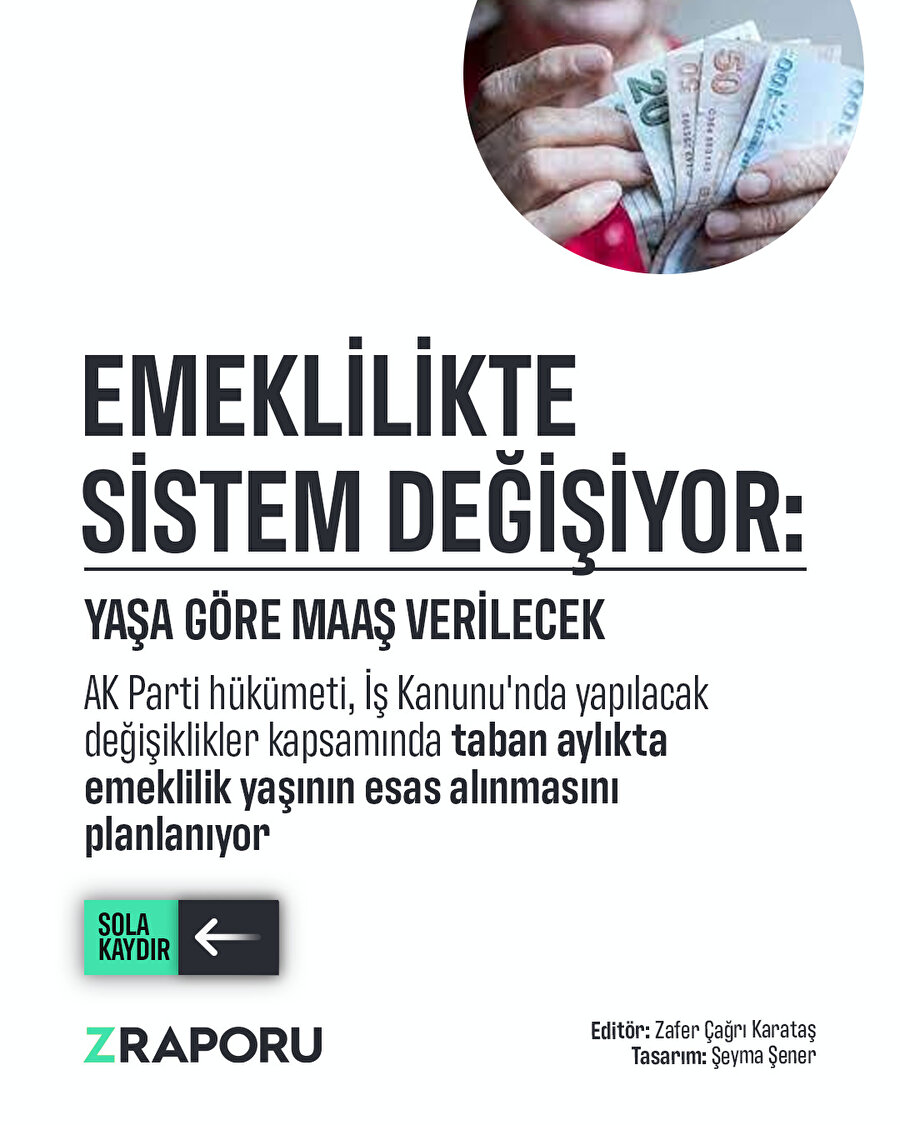 Emeklilikte sistem değişikliği: Emeklilik yaşına göre maaş 