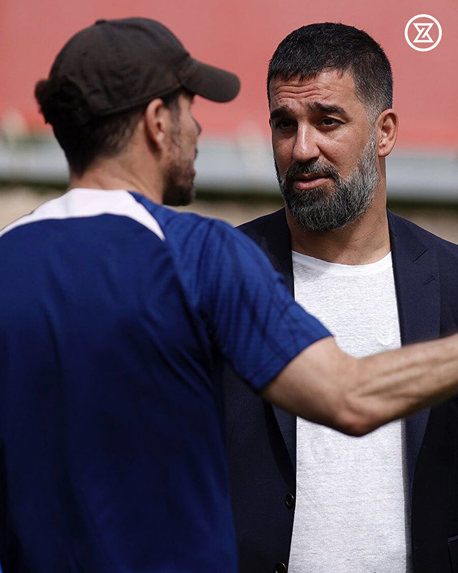 Arda Turan Atletico Madrid antrenmanında