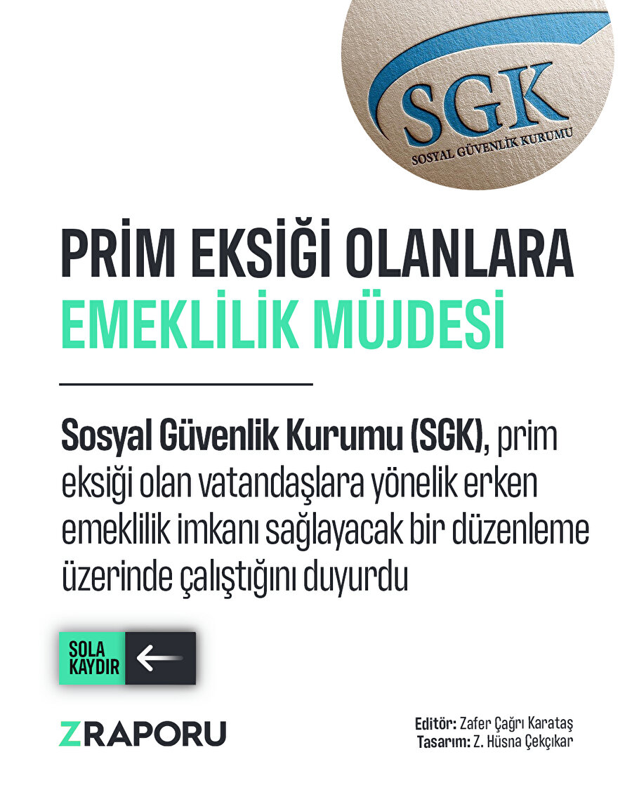 Prim eksiği olanlara emeklilik müjdesi 