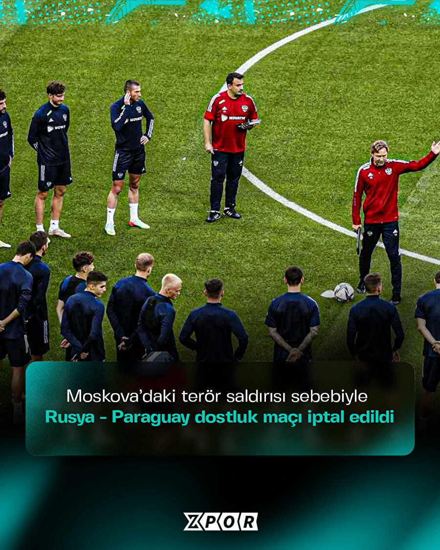Rusya - Paraguay maçı iptal edildi
