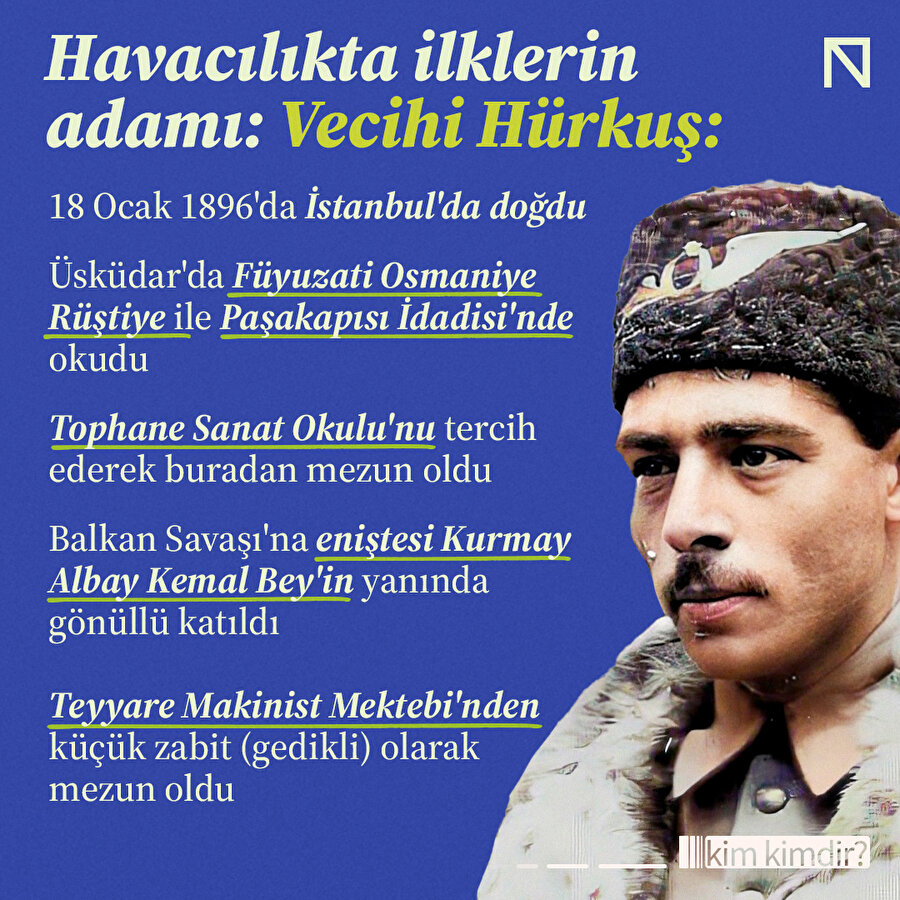 Havacılıkta ilklerin adamı: Vecihi Hürkuş