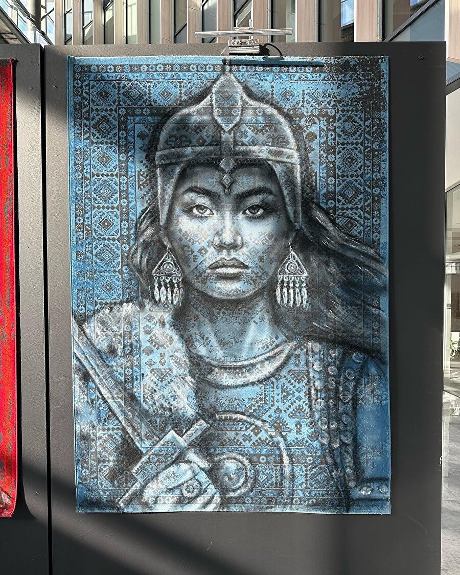 Halıya dönüşen portreler ✨