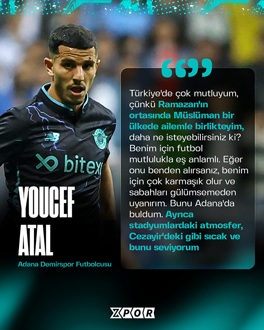 Youcef Atal, Türkiye'de çok mutlu!