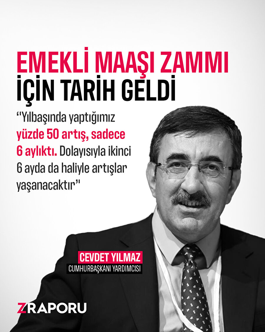 Emekli maaşlarına yılın ikinci yarısında zam sinyali 