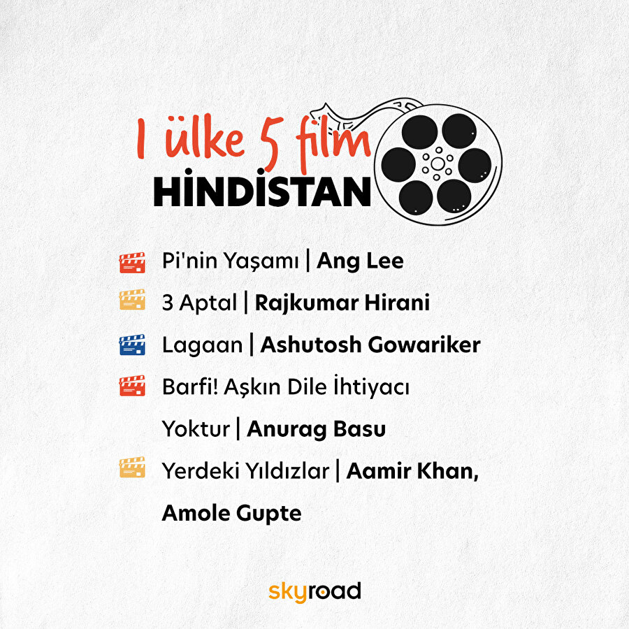 1 ülke 5 film - Hindistan 🎞️