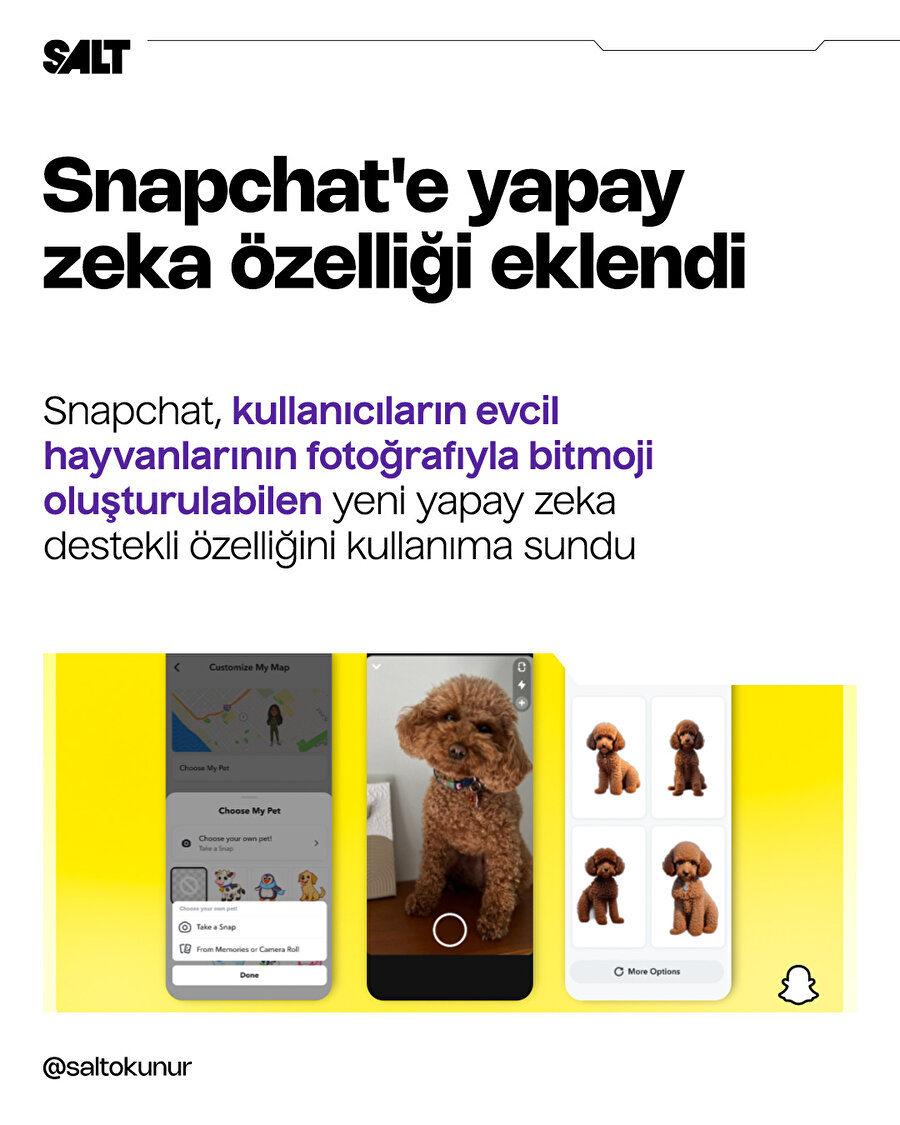 Snapchat de yapay zeka özelliğine kavuşuyor