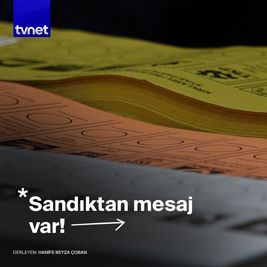 Sandıktan mesaj var!