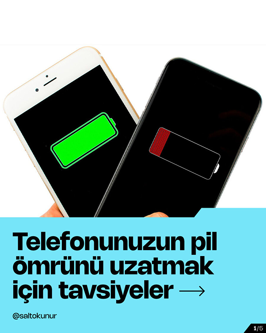 Telefonunuzun pil sağlığını korumak için yapılması gerekenler