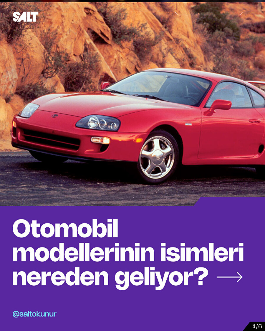 Otomobil markalarının modellerinin isimleri nereden geliyor?