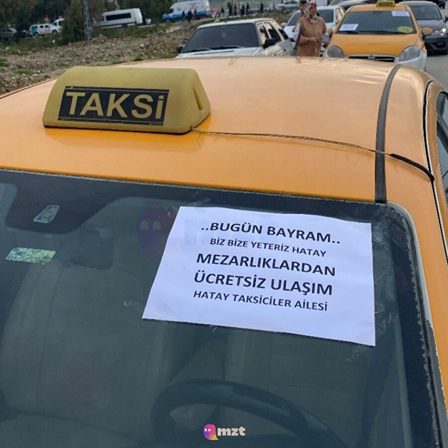 Hataylı taksicilerden razıyız