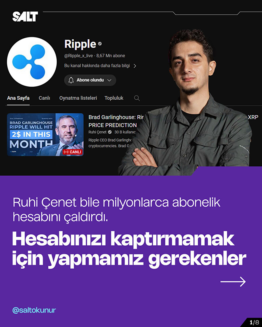 Hesabınızı korumak için yapmanız gerekenler