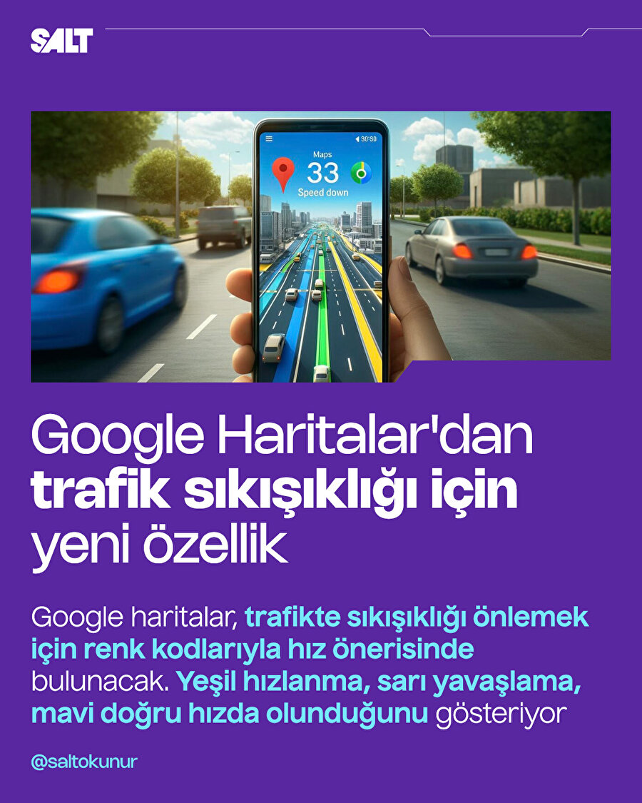 Google haritalara trafik sıkışıklığı özelliği geliyor