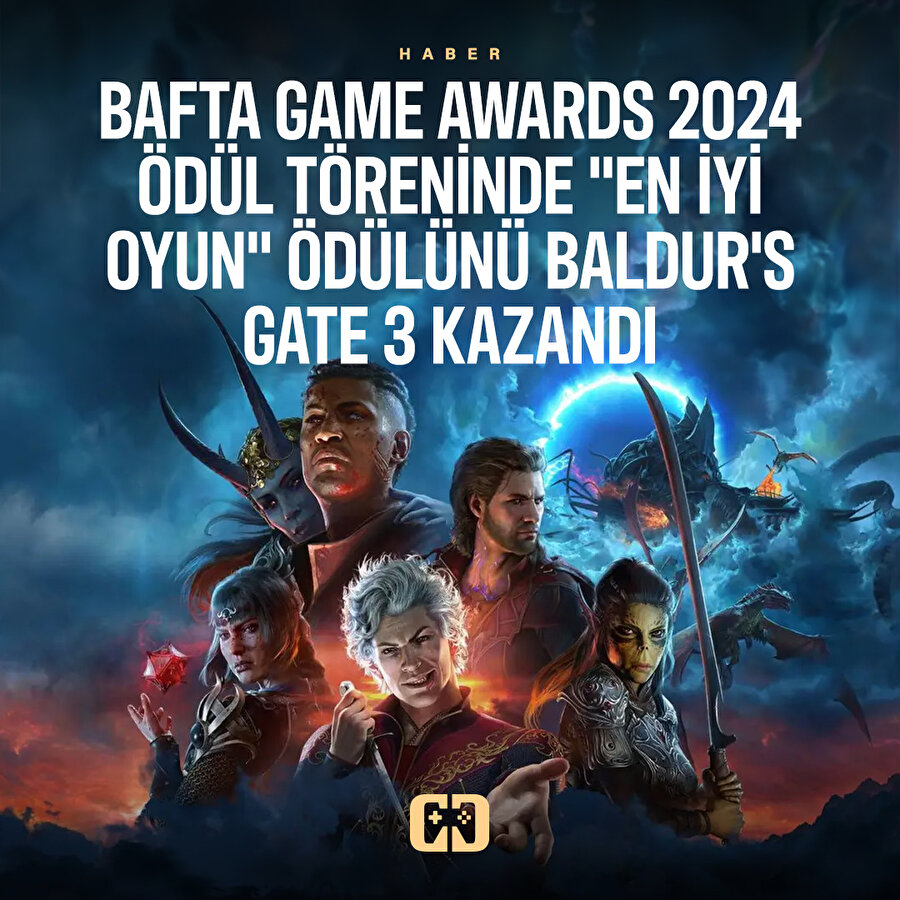 Yılın en başarılı yapımı "Baldur's Gate III" 
