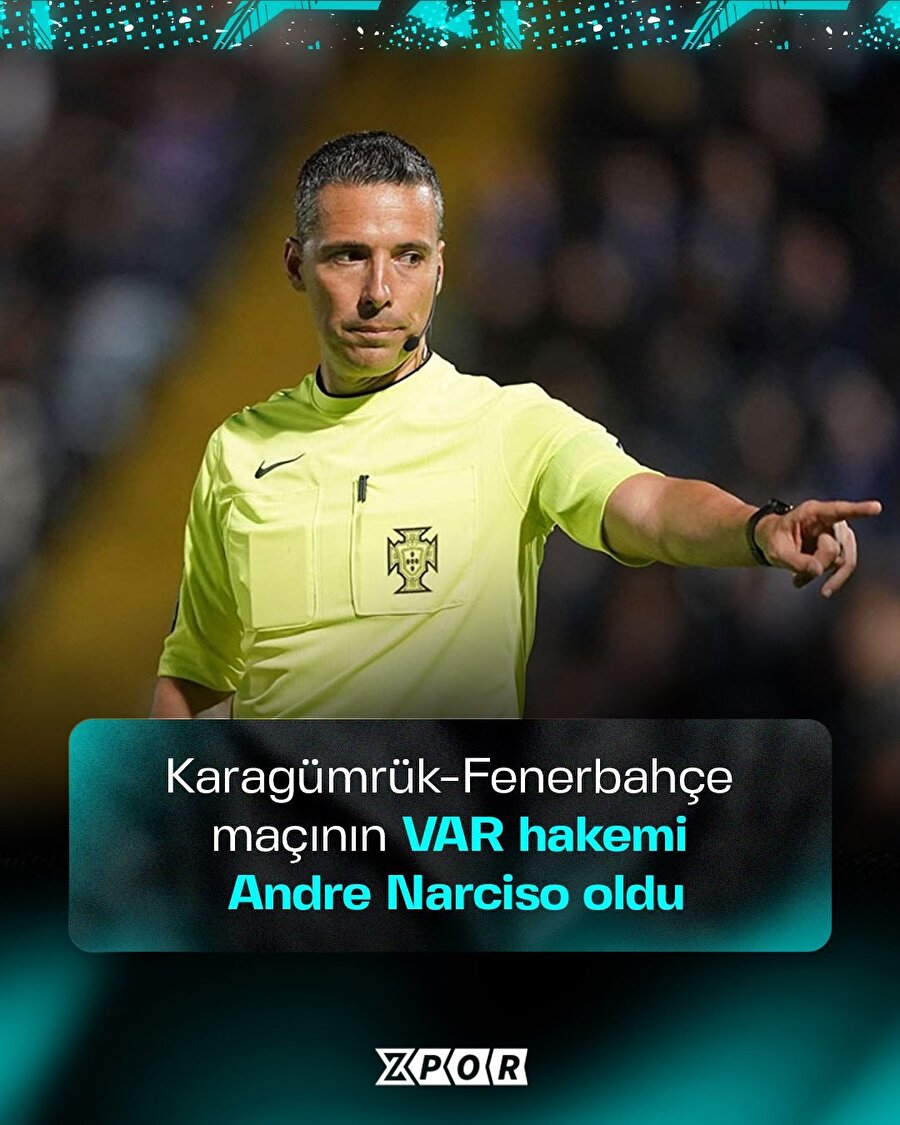 Karagümrük-Fenerbahçe maçının VAR hakemi belli oldu