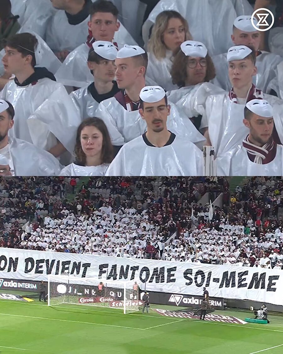 Hayalet kostümlü protesto 